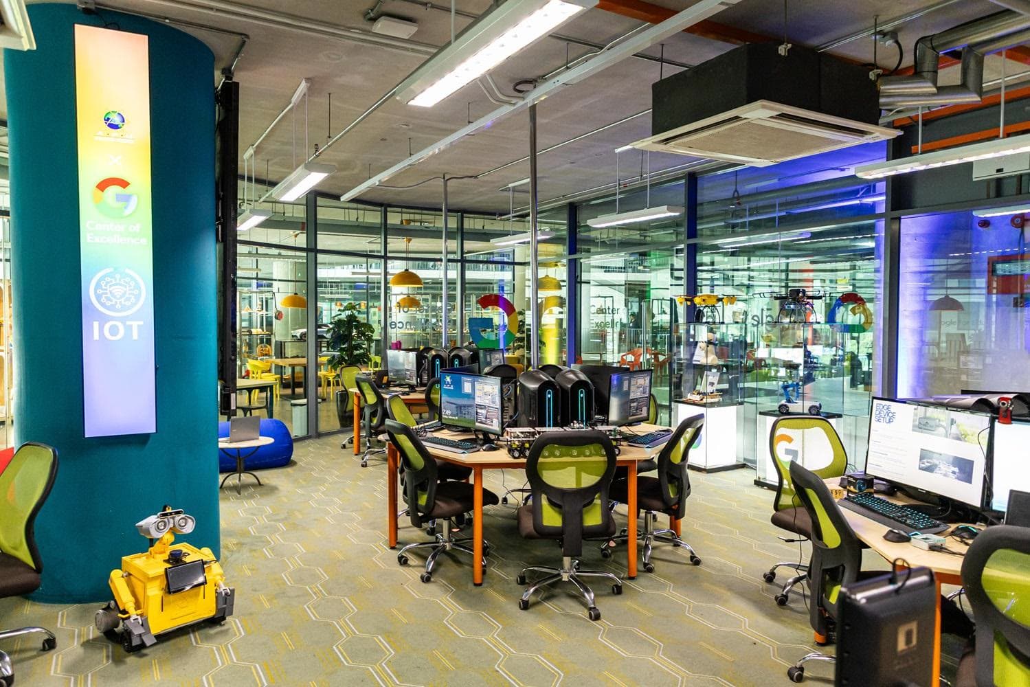 Asia Pacific University of Technology & Innovation — The Internet-of-Things lab, run with Google