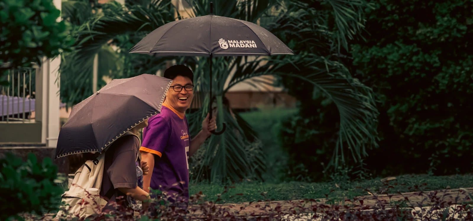 Universiti Sains Malaysia — ممرات الحرم تحت المطر